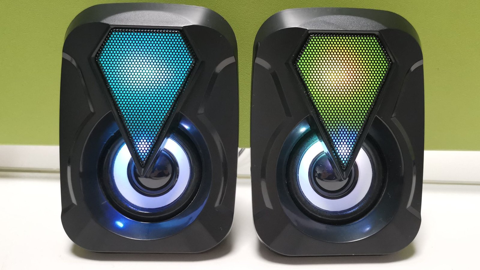 Lighting LED Home Theater Subwoofer Louder Desktop Portable Party Mini Usb 2.0 Speaker RGB for Computer Laptop Tablet